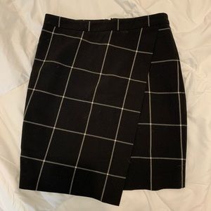 Black Asymmetrical Pencil Skirt 1STATE